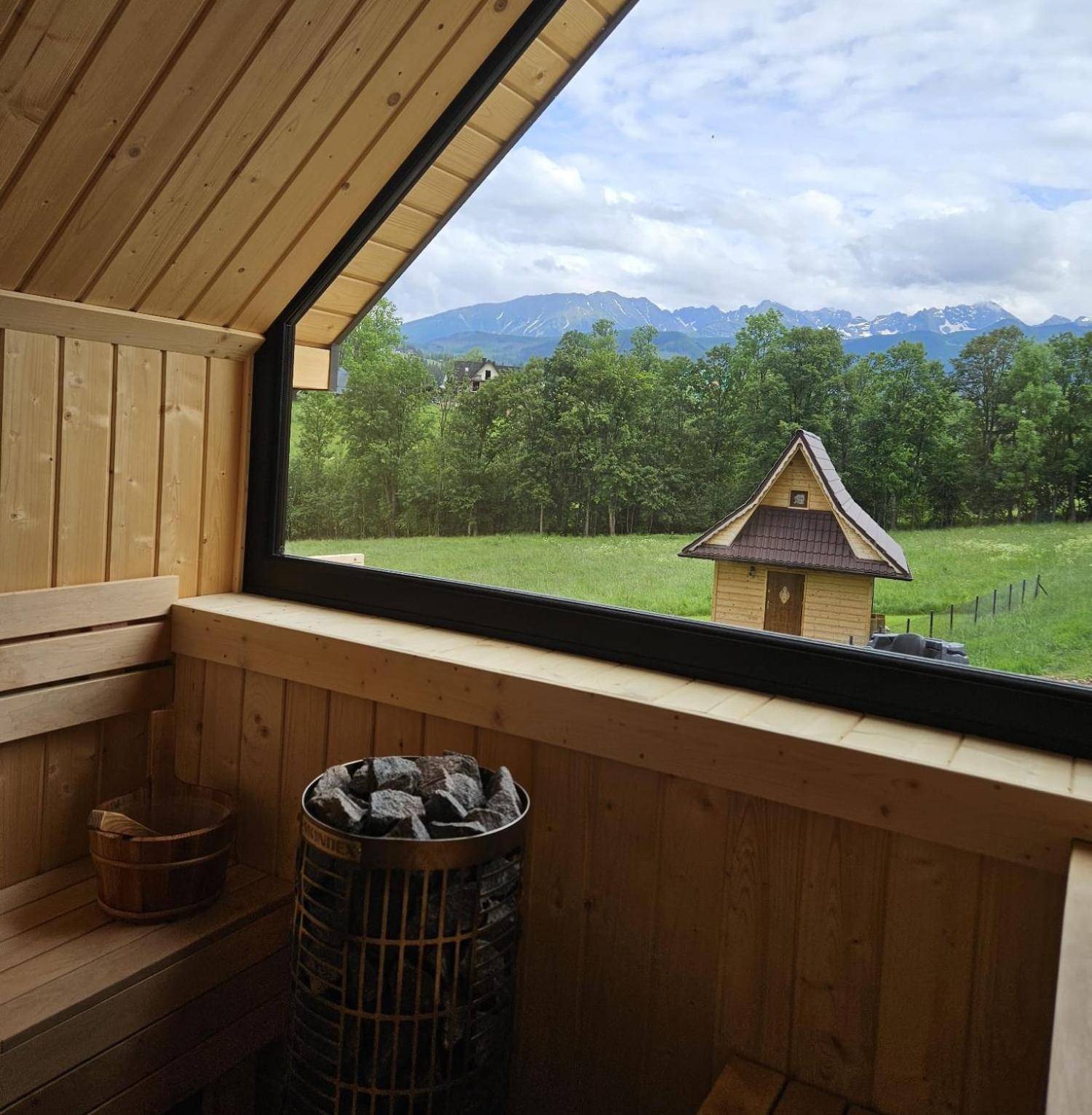 Goralska Chatka 2 Highland Cottage - Split Ac, Jacuzzi, Sauna, Private Parking, Mountains View, Garden, Zakopane Exterior photo